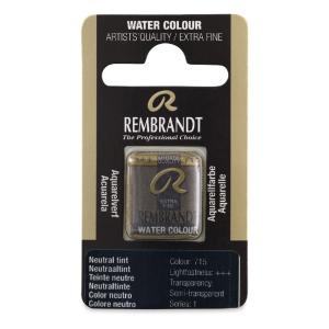 Rembrandt Professional Watercolor Half Pan -715 Neutral Tint