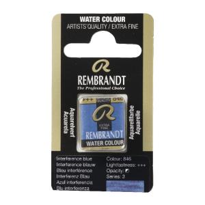 Rembrandt Professional Watercolor Half Pan -846 Interference Blue