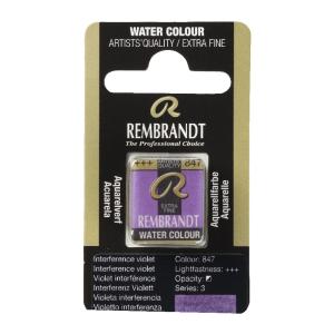 Rembrandt Professional Watercolor Half Pan -847 Interference Violet