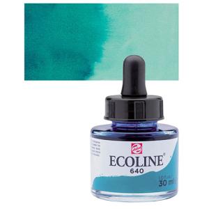 Royal Talens Ecoline Liquid Watercolor - (1oz/30ml) Bluish Green