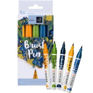 Royal Talens Ecoline Liquid Watercolor Brush Pens –(5 Pack) X Van Gogh 11509015