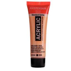 Royal Talens Amsterdam Acrylic Paint - (0.7oz/20ml) Naples Yellow Red