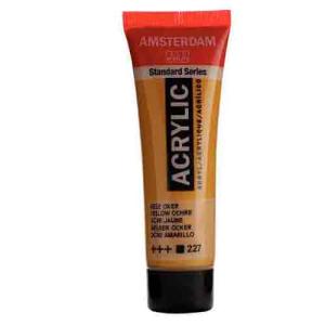 Royal Talens Amsterdam Acrylic Paint - (0.7oz/20ml) Yellow Ochre