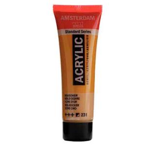 Royal Talens Amsterdam Acrylic Paint - (0.7oz/20ml)  Gold Ochre