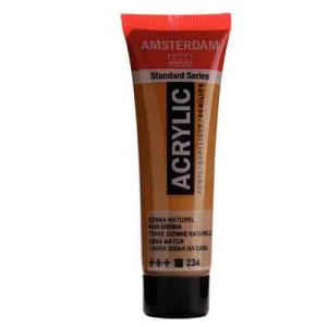 Royal Talens Amsterdam Acrylic Paint - (0.7oz/20ml) Raw Sienna