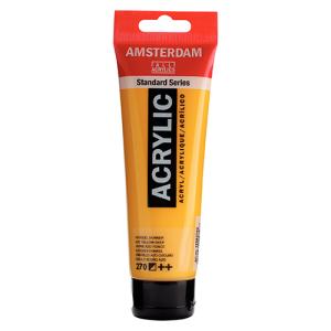 Royal Talens Amsterdam Acrylic Paint - (0.7oz/20ml) Azo Yellow Deep