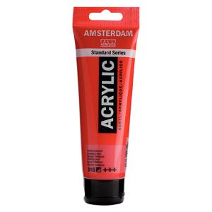 Royal Talens Amsterdam Acrylic Paint - (0.7oz/20ml) Pyrrole Red