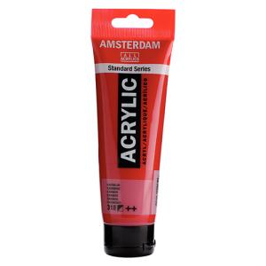 Royal Talens Amsterdam Acrylic Paint - (0.7oz/20ml) Carmine