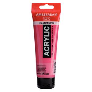Royal Talens Amsterdam Acrylic Paint - (0.7oz/20ml) Quinacridone Rose