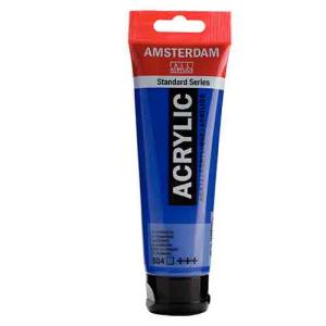 Royal Talens Amsterdam Acrylic Paint - (0.7oz/20ml) Ultramarine Blue