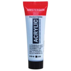 Royal Talens Amsterdam Acrylic Paint - (0.7oz/20ml) Ultramarine Light