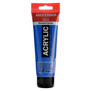 Royal Talens Amsterdam Acrylic Paint - (0.7oz/20ml) Cobalt Blue Ultramarine