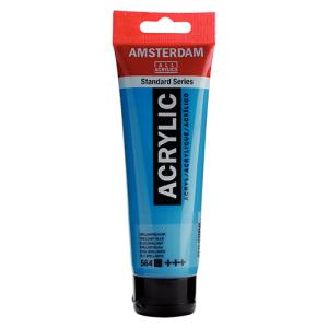 Royal Talens Amsterdam Acrylic Paint - (0.7oz/20ml) Brilliant Blue
