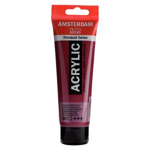 Royal Talens Amsterdam Acrylic Paint - (0.7oz/20ml) Permanent Red Violet