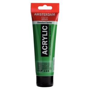 Royal Talens Amsterdam Acrylic Paint - (0.7oz/20ml) Permanent Green Light