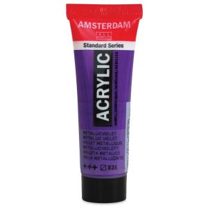 Royal Talens Amsterdam Acrylic Paint - (0.7oz/20ml) Metallic Violet
