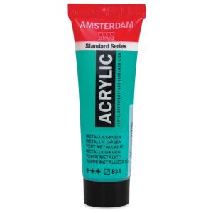Royal Talens Amsterdam Acrylic Paint - (0.7oz/20ml) Metallic Green