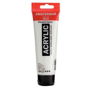 Royal Talens Amsterdam Acrylic Paint - (4.1oz/120ml) Zinc White