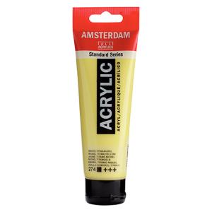 Royal Talens Amsterdam Acrylic Paint - (4.1oz/120ml) Nickel Titanium Yellow