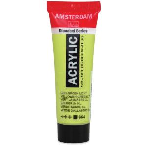 Royal Talens Amsterdam Acrylic Paint - (4.1oz/120ml) Yellowish Green Light