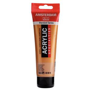Royal Talens Amsterdam Acrylic Paint - (4.1oz/120ml) Deep Gold