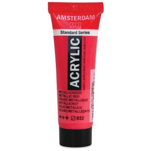 Royal Talens Amsterdam Acrylic Paint - (4.1oz/120ml) Metallic Red