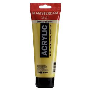 Royal Talens Amsterdam Acrylic Paint - (250ml) Nickel Titanium Yellow