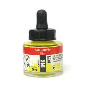Royal Talens Amsterdam Acrylic Ink - (1oz/30ml) Azo Yellow Lemon