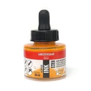 Royal Talens Amsterdam Acrylic Ink - (1oz/30ml) Azo Yellow Deep