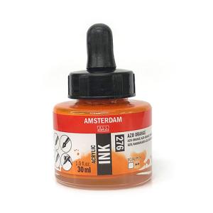 Royal Talens Amsterdam Acrylic Ink - (1oz/30ml) Azo Orange