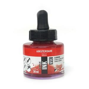 Royal Talens Amsterdam Acrylic Ink - (1oz/30ml) Carmine