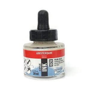 Royal Talens Amsterdam Acrylic Ink - (1oz/30ml) Pearl Blue