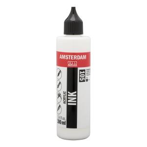 Royal Talens Amsterdam Acrylic Ink - (3.4oz/100ml) Titanium White