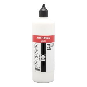 Royal Talens Amsterdam Acrylic Ink - (8.5oz/250ml) Titanium White