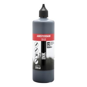 Royal Talens Amsterdam Acrylic Ink - (8.5oz/250ml) Oxide Black