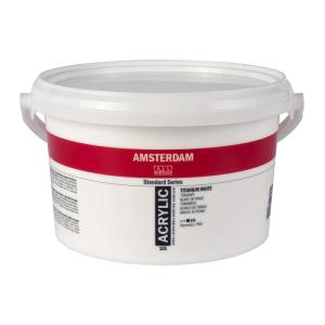 Royal Talens Amsterdam Acrylic Paint - (2500ml) Titanium White