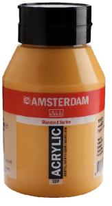 Royal Talens Amsterdam Acrylic Paint - (33.8oz/1000ml) 227 Yellow Ochre