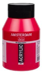 Royal Talens Amsterdam Acrylic Paint - (33.8oz/1000ml) 399 Naphthol Red Deep