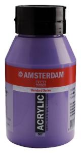 Royal Talens Amsterdam Acrylic Paint - (33.8oz/1000ml) 507 Ultramarine Violet