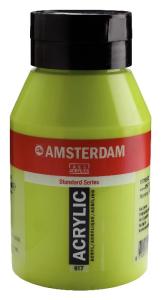 Royal Talens Amsterdam Acrylic Paint - (33.8oz/1000ml) 617 Yellowish Green