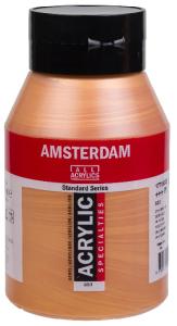 Royal Talens Amsterdam Acrylic Paint - (33.8oz/1000ml) 803 Deep Gold