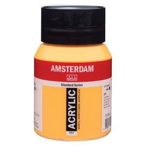 Royal Talens Amsterdam Acrylic Paint - (16.9oz/500ml) Gold Yellow