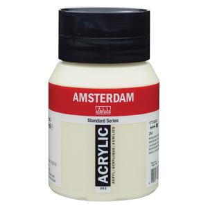 Royal Talens Amsterdam Acrylic Paint - (16.9oz/500ml) Naples Yellow Green