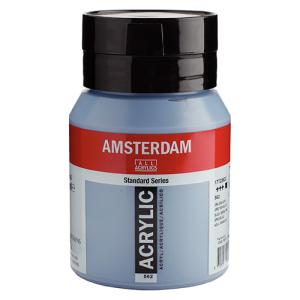 Royal Talens Amsterdam Acrylic Paint - (16.9oz/500ml) Greyish Blue