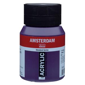 Royal Talens Amsterdam Acrylic Paint - (16.9oz/500ml) Permanent Blue Violet