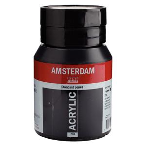 Royal Talens Amsterdam Acrylic Paint - (16.9oz/500ml) Oxide Black