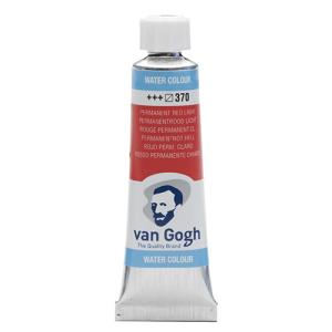 Royal Talens Van Gogh Water Colour - (.3oz/10ml) Permanent Red Light