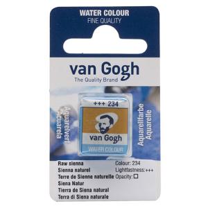 Royal Talens Van Gogh Water Color Half Pan - Raw Sienna