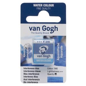 Royal Talens Van Gogh Water Colour Half Pan - Interference Blue