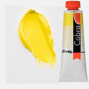 Royal Talens Cobra Study Water Mixable Oil Paint 40ml Permanent Lemon Yellow 254